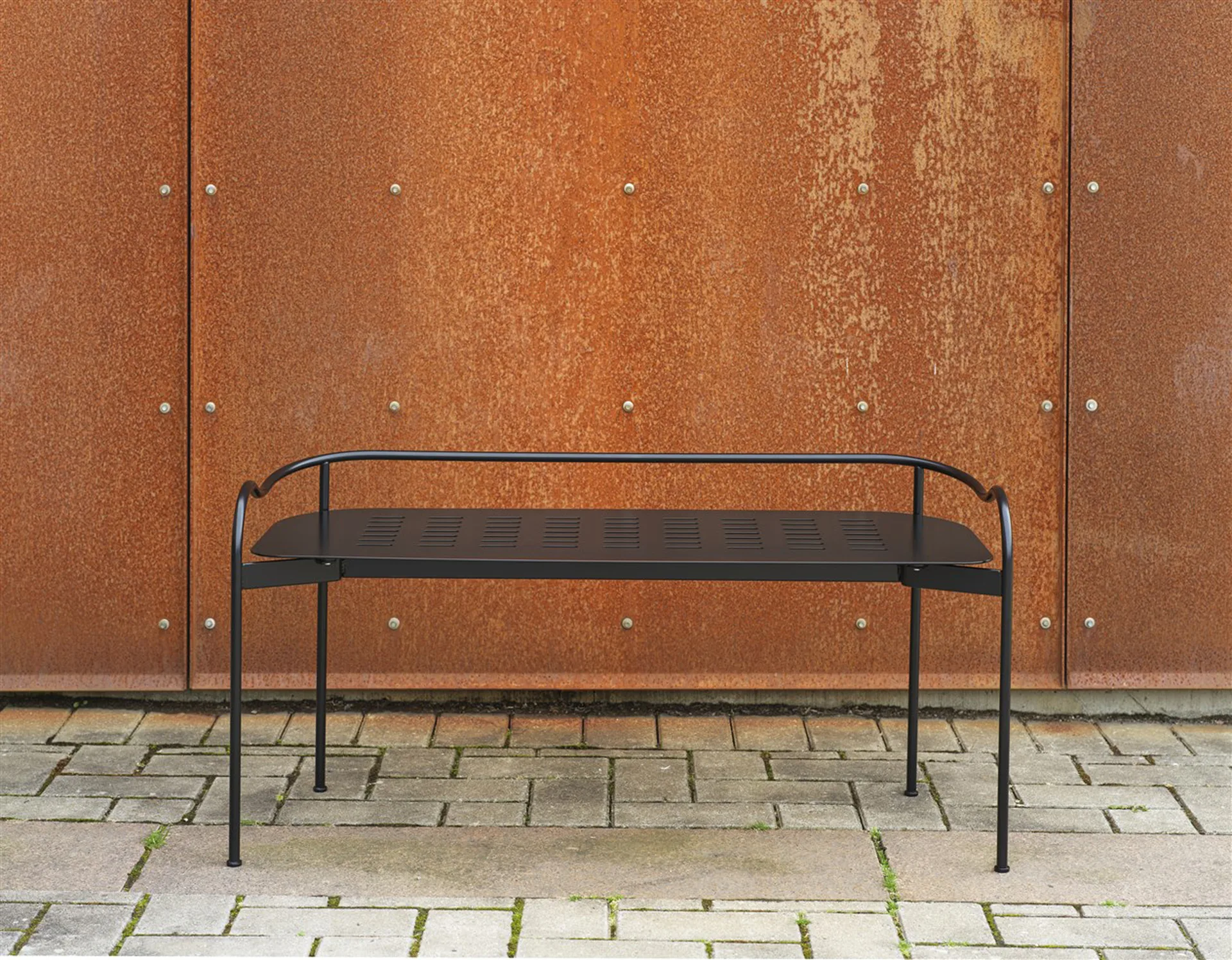 Bubble Outdoor bench, 黑色 SMD Design