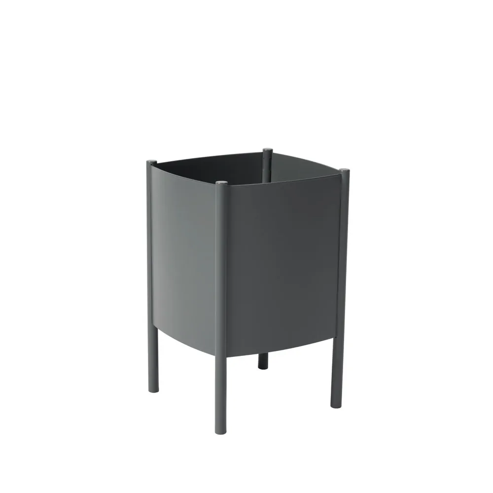 Convex Pot 北欧简约风格花盆, 灰色_小号_Ø23cm SMD Design