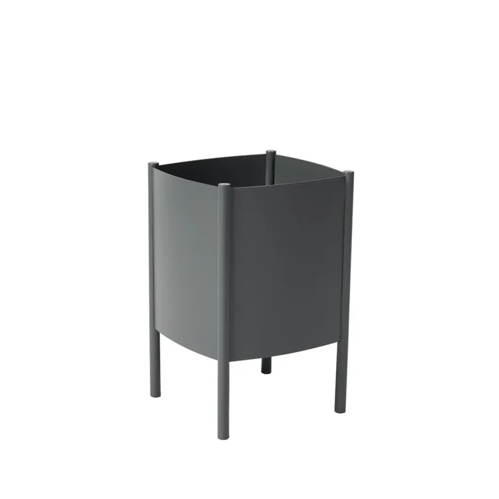 Convex Pot 北欧简约风格花盆 - 灰色_小号_Ø23cm - SMD Design