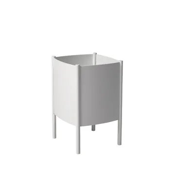 Convex Pot 北欧简约风格花盆 - 白色_小号_Ø23cm - SMD Design