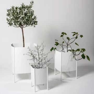 Convex Pot 北欧简约风格花盆 - 白色_大号_Ø47cm - SMD Design