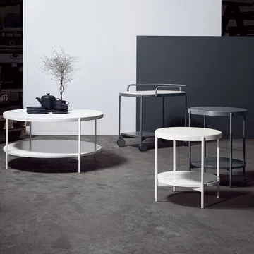 Lene 北欧简约风格边几 - 灰色_高款_mdf - SMD Design