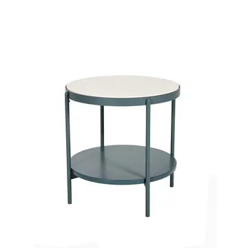 Lene 北欧简约风格边几 - 灰色_低款_白色_pigmented ash veneer - SMD Design