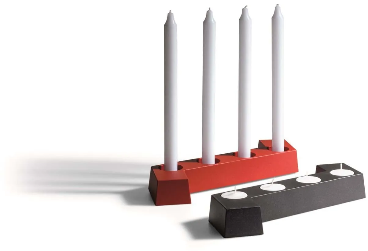 SMD 圣诞烛台, 灰色，4 烛台灯头 SMD Design