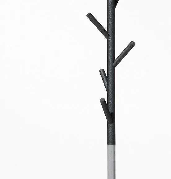 Sticks 落地衣架, 深灰色配银色 SMD Design