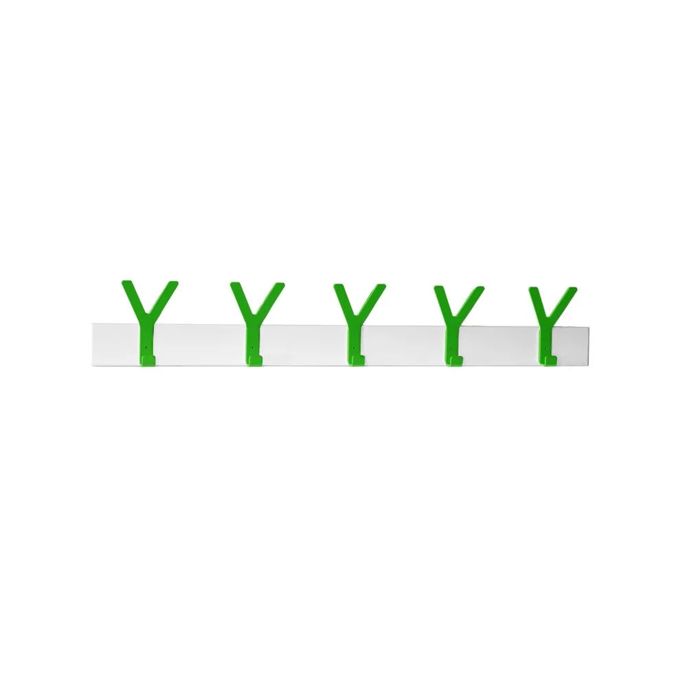 Y Hook 挂架, 白色, 5 绿色 hooks SMD Design