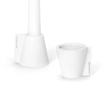 Flipp 烛台 5x6cm - 白色 - Solstickan Design