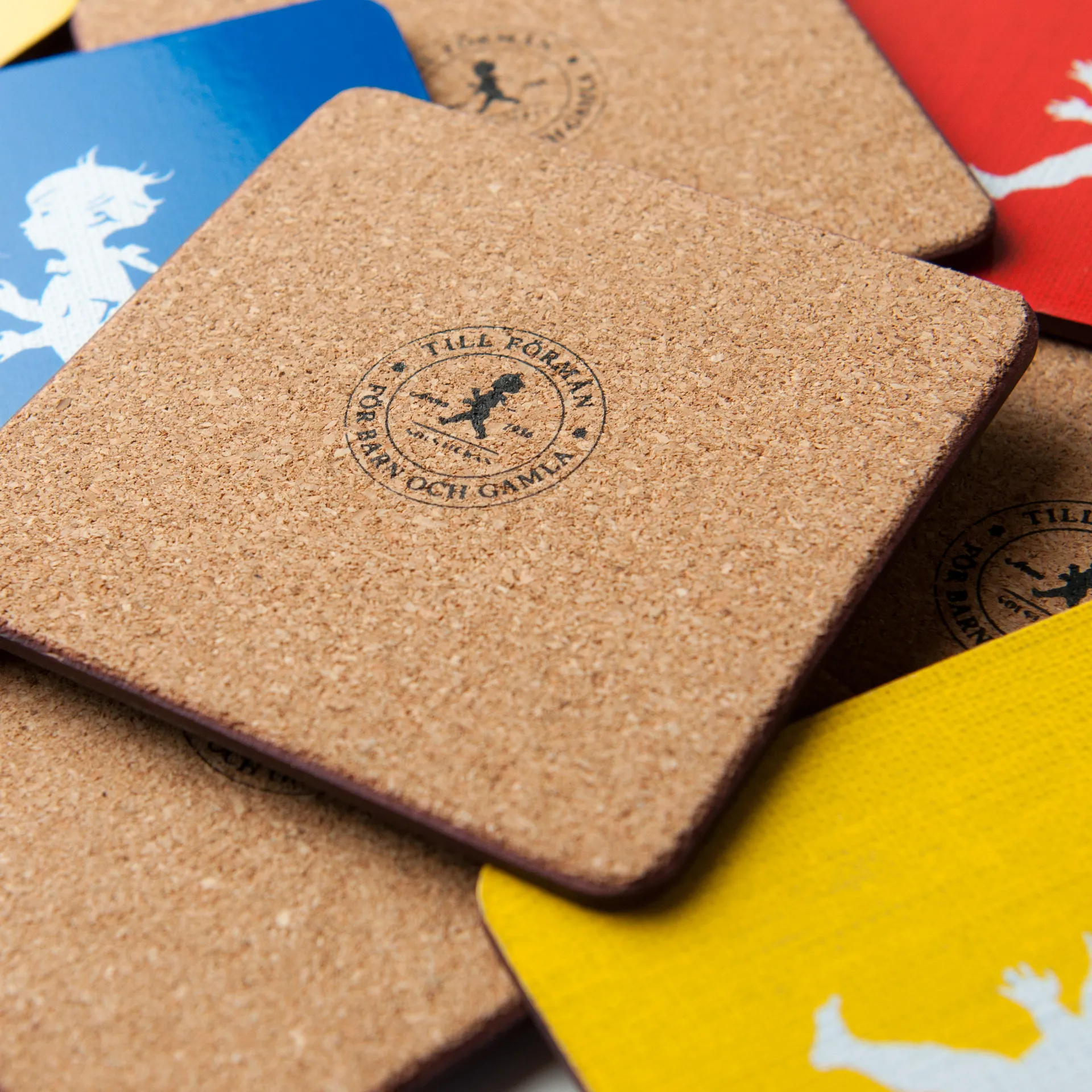 Solstickan 杯垫 10x10 cm 4 pack, 黑色 Solstickan Design