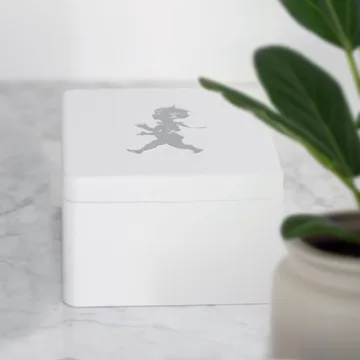 Solstickan 带袋茶箱 13.6x15.6cm - 白色 - Solstickan Design