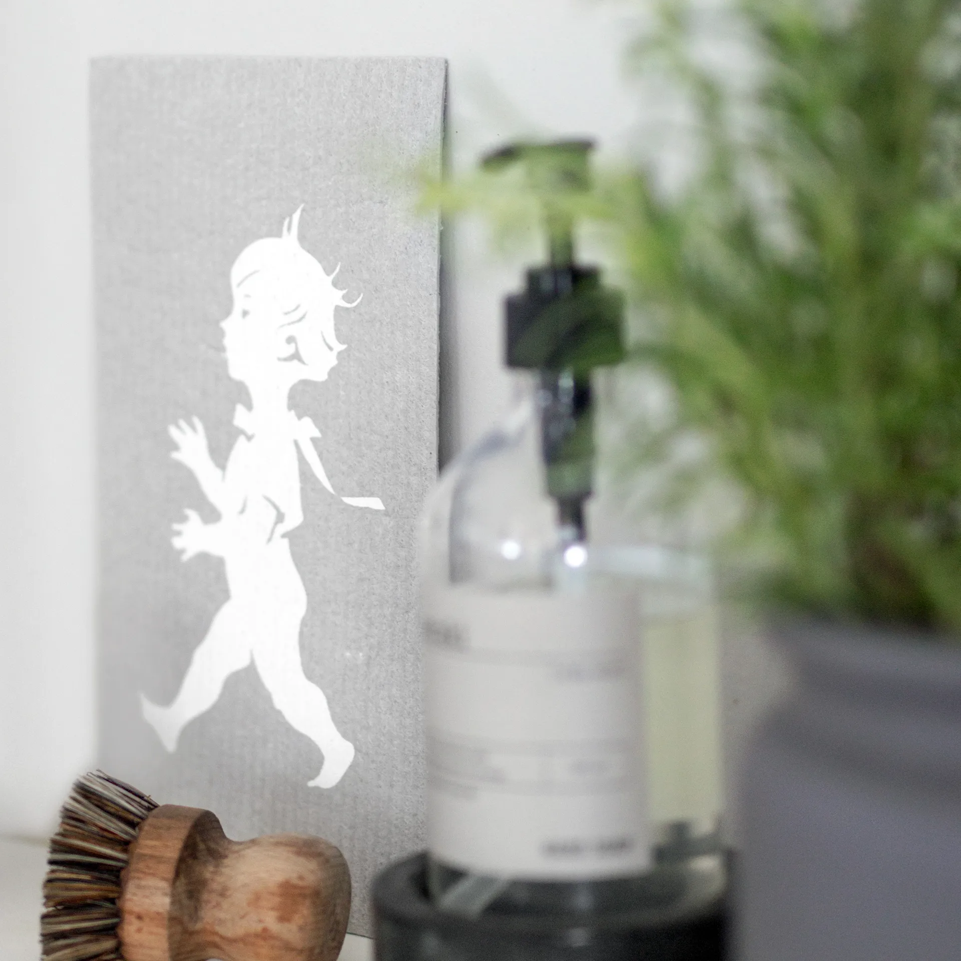 Solstickan 洗碗布 2 pack, 灰色 Solstickan Design