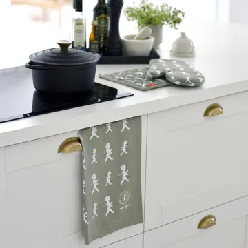 Solstickan 茶巾 50x70cm - 绿色-白色 - Solstickan Design