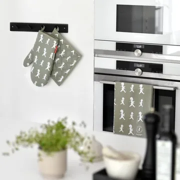 Solstickan 茶巾 50x70cm - 绿色-白色 - Solstickan Design