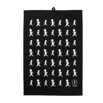 Solstickan 茶巾 50x70cm - 白色_黑色 - Solstickan Design