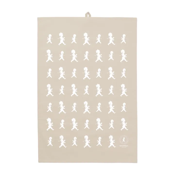 Solstickan 茶巾 50x70cm - 沙色_白色 - Solstickan Design