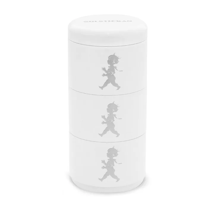 Solstickan 三件套储物罐 8.5cm - 白色 - Solstickan Design