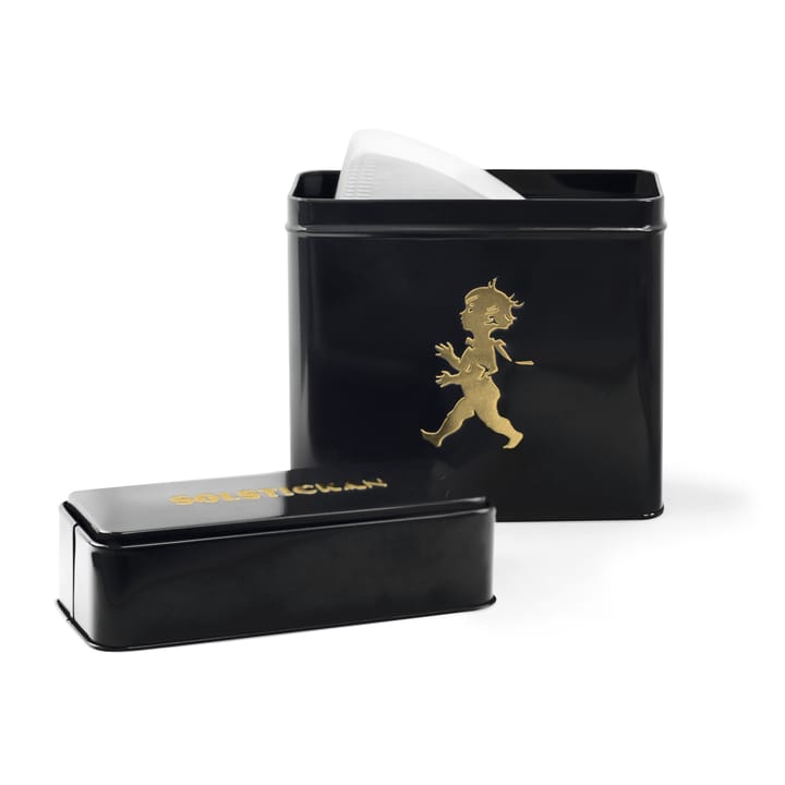 Solstickan coffee filter 罐子 15.4x17 cm, Black-gold Solstickan Design