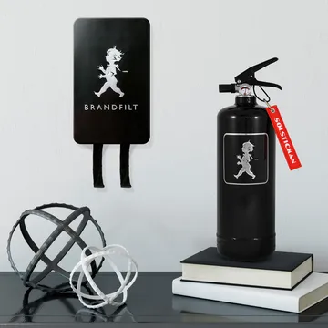 Solstickan fire 毯子 120x120 cm - Matt 黑色 - Solstickan Design