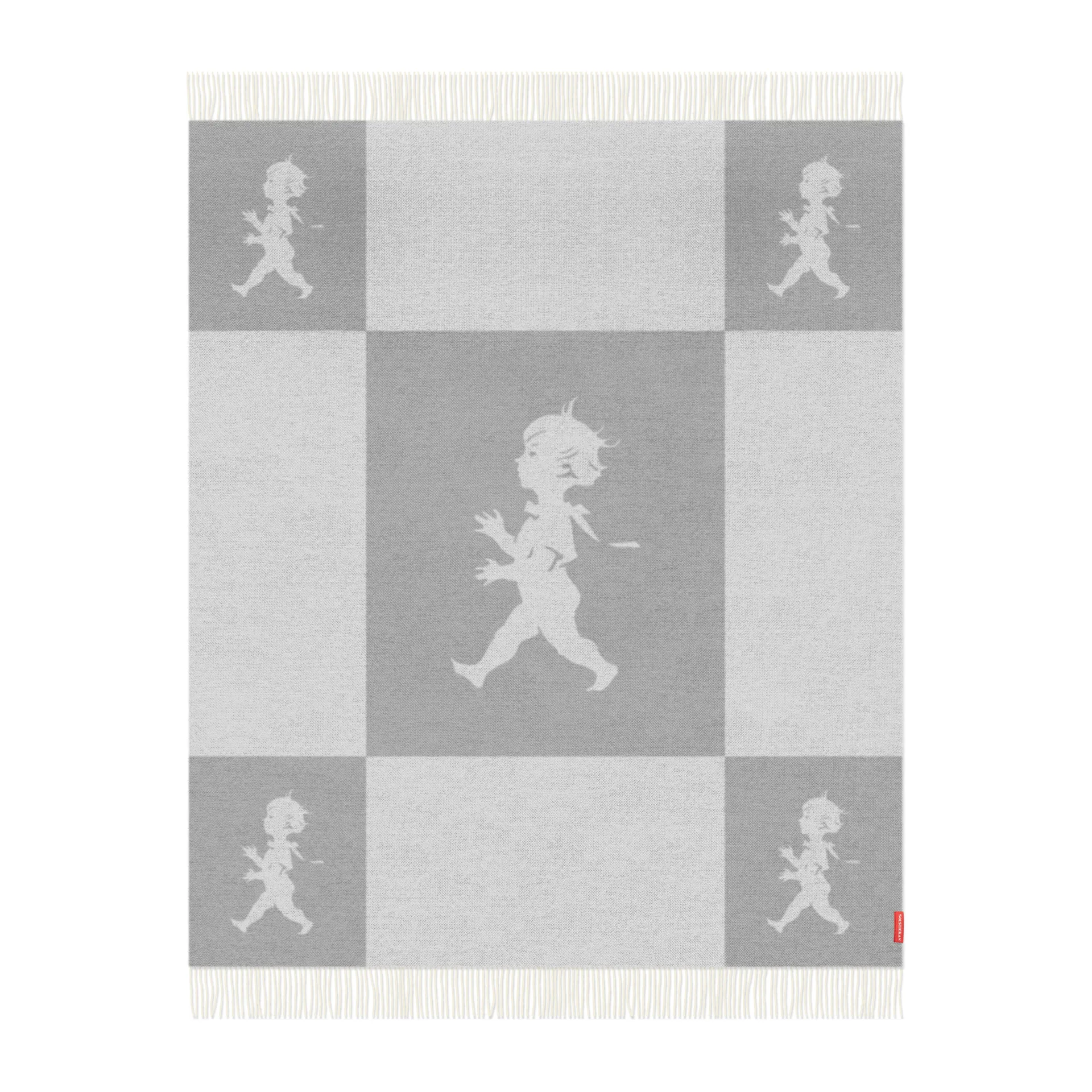 Solstickan 毯子 merino wool 130x170 cm, Light-灰色 Solstickan Design