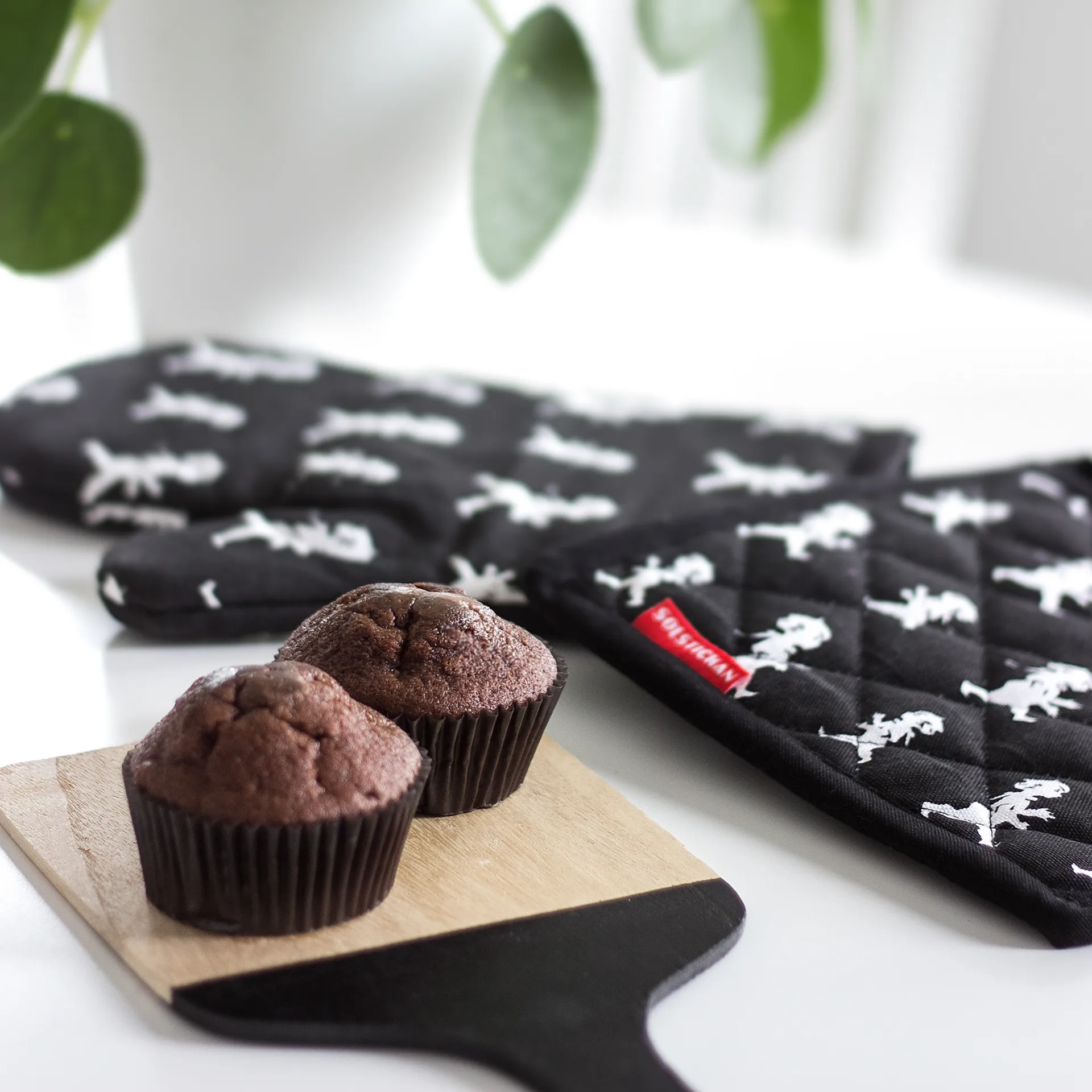 Solstickan potholder 22x22 cm, 黑色 Solstickan Design