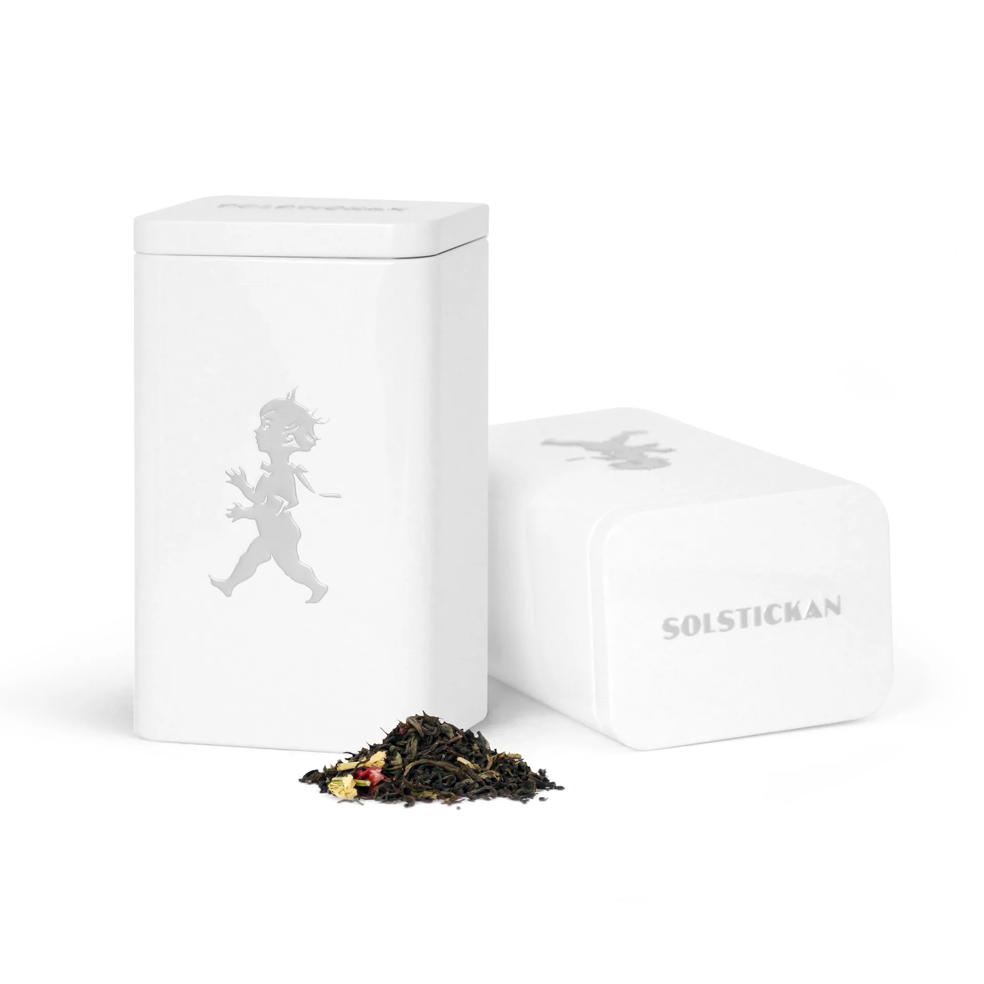 Solstickan tea jar 15.2 cm, 白色 high gloss Solstickan Design