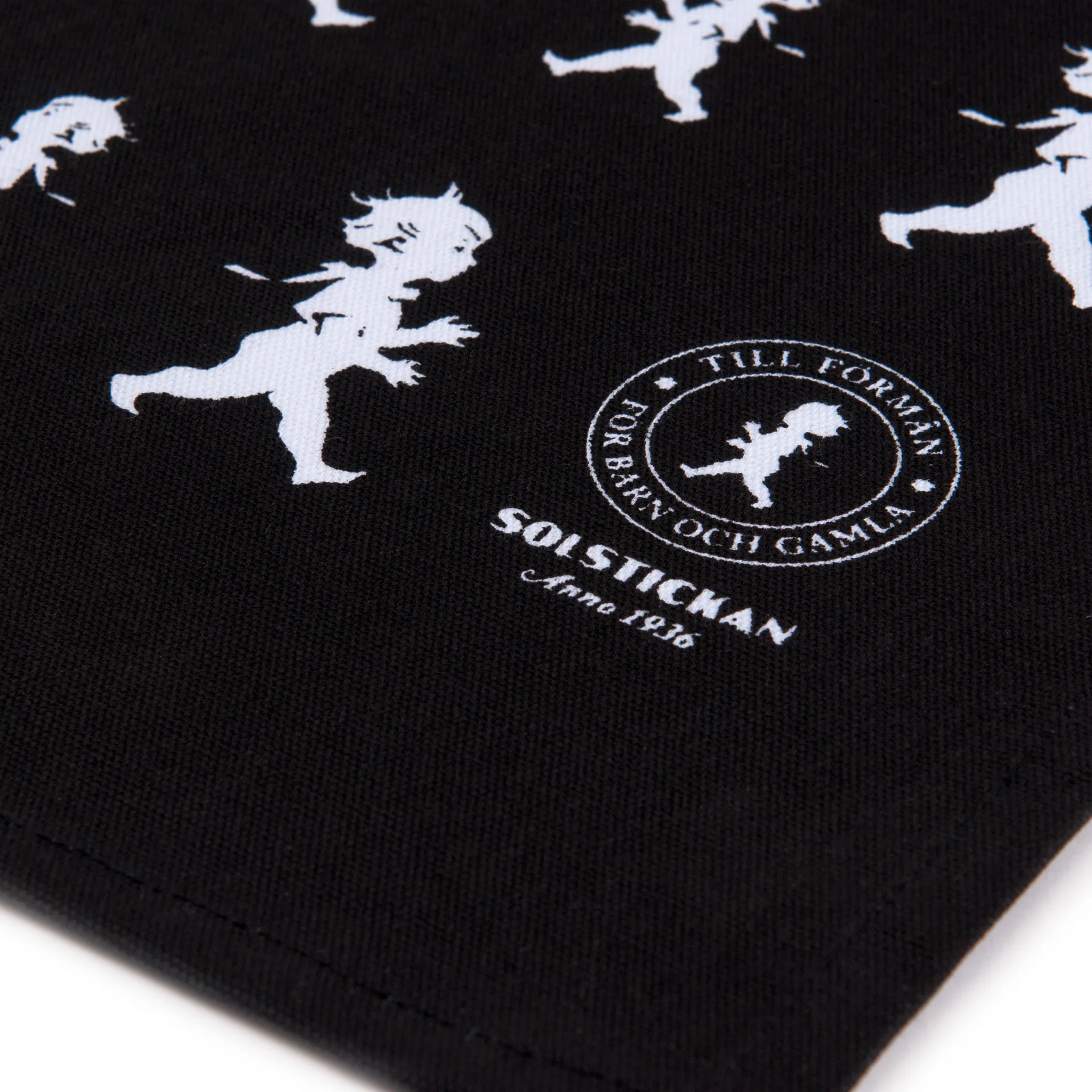 Solstickan tea towel 50x70 cm, 白色-黑色 Solstickan Design