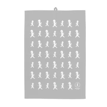 Solstickan tea towel 50x70 cm - 灰色-白色 - Solstickan Design