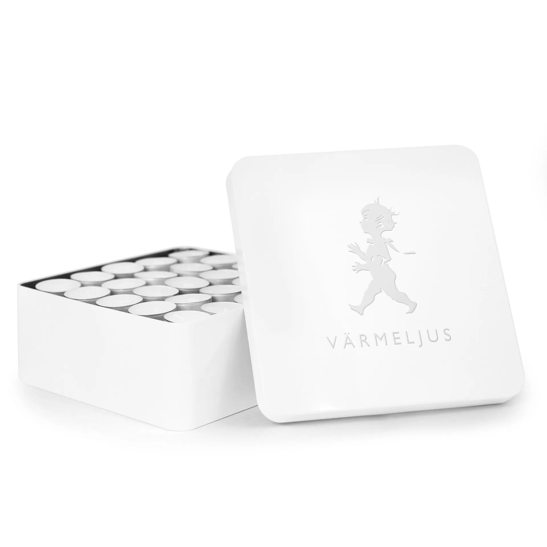 Solstickan tealight box 21x21 cm, 白色 high gloss Solstickan Design