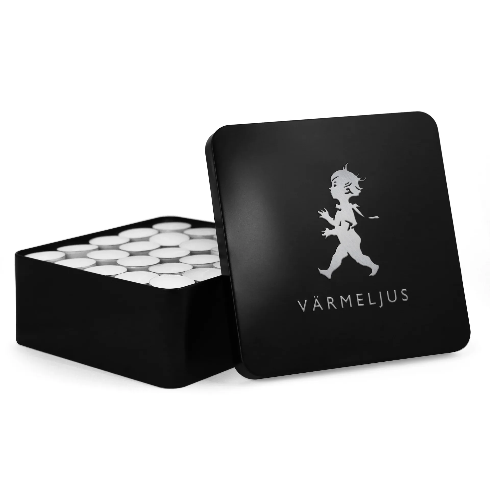 Solstickan tealight box 21x21 cm, Matt 黑色 Solstickan Design