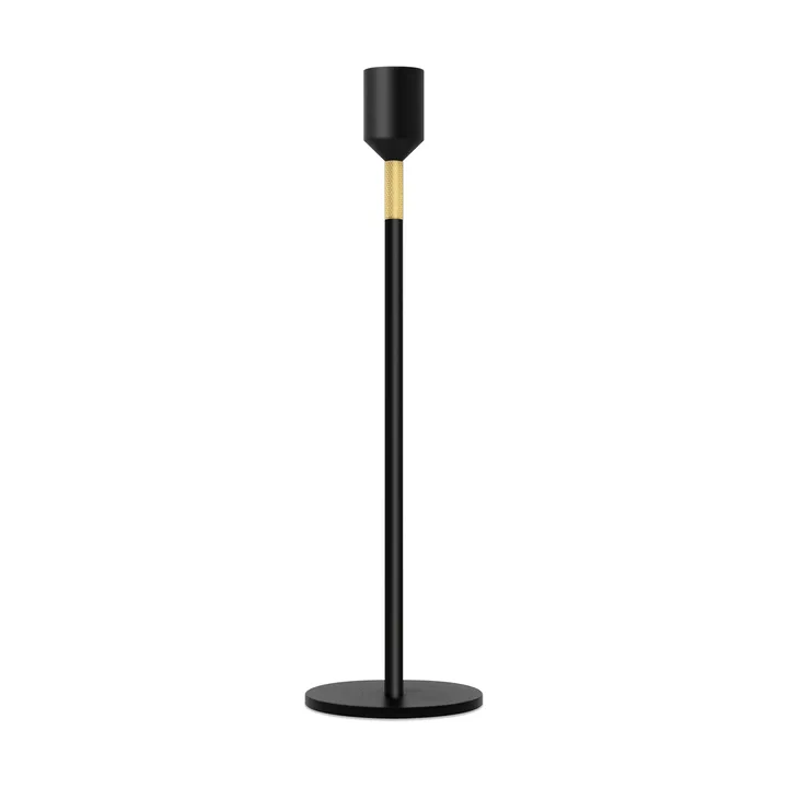 Three Stars 烛台 M 27cm - 黑色 - Solstickan Design