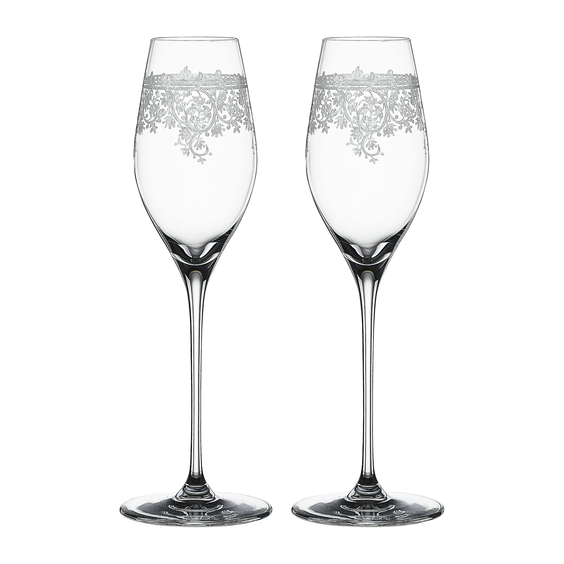 Arabesque 香槟杯 300ml 两件装, 透明 Spiegelau