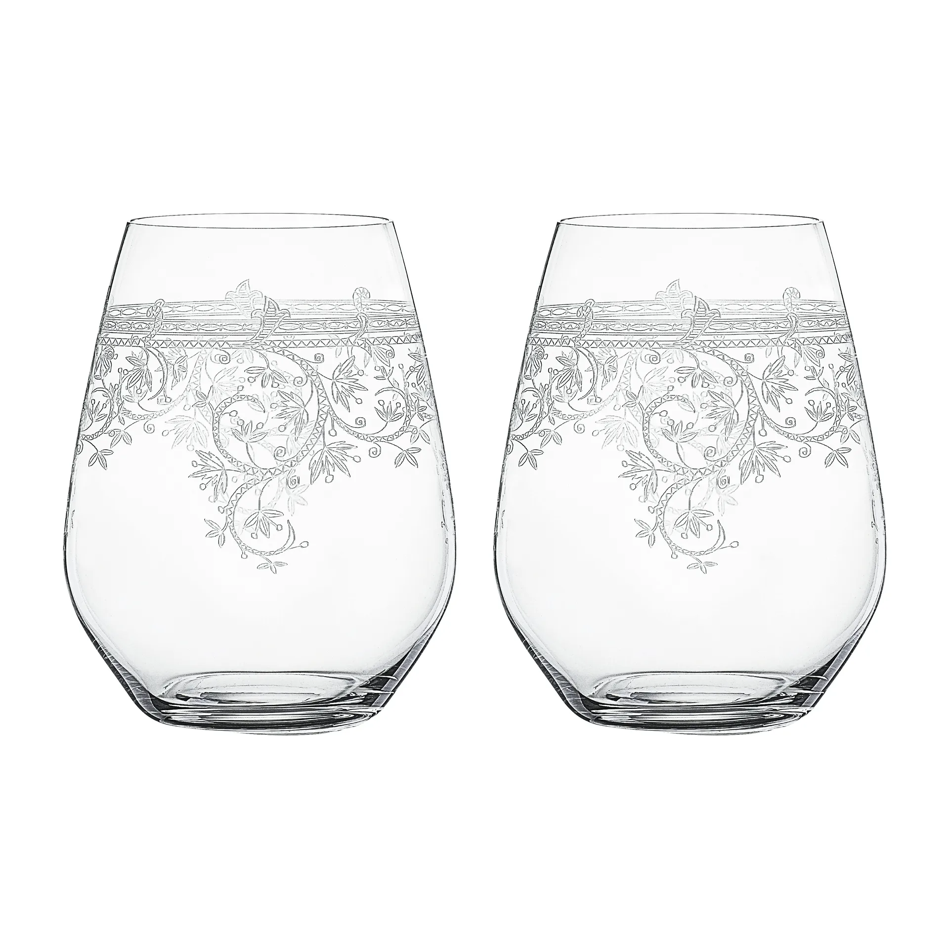 Arabesque 平底杯 460ml 两件装, 透明 Spiegelau