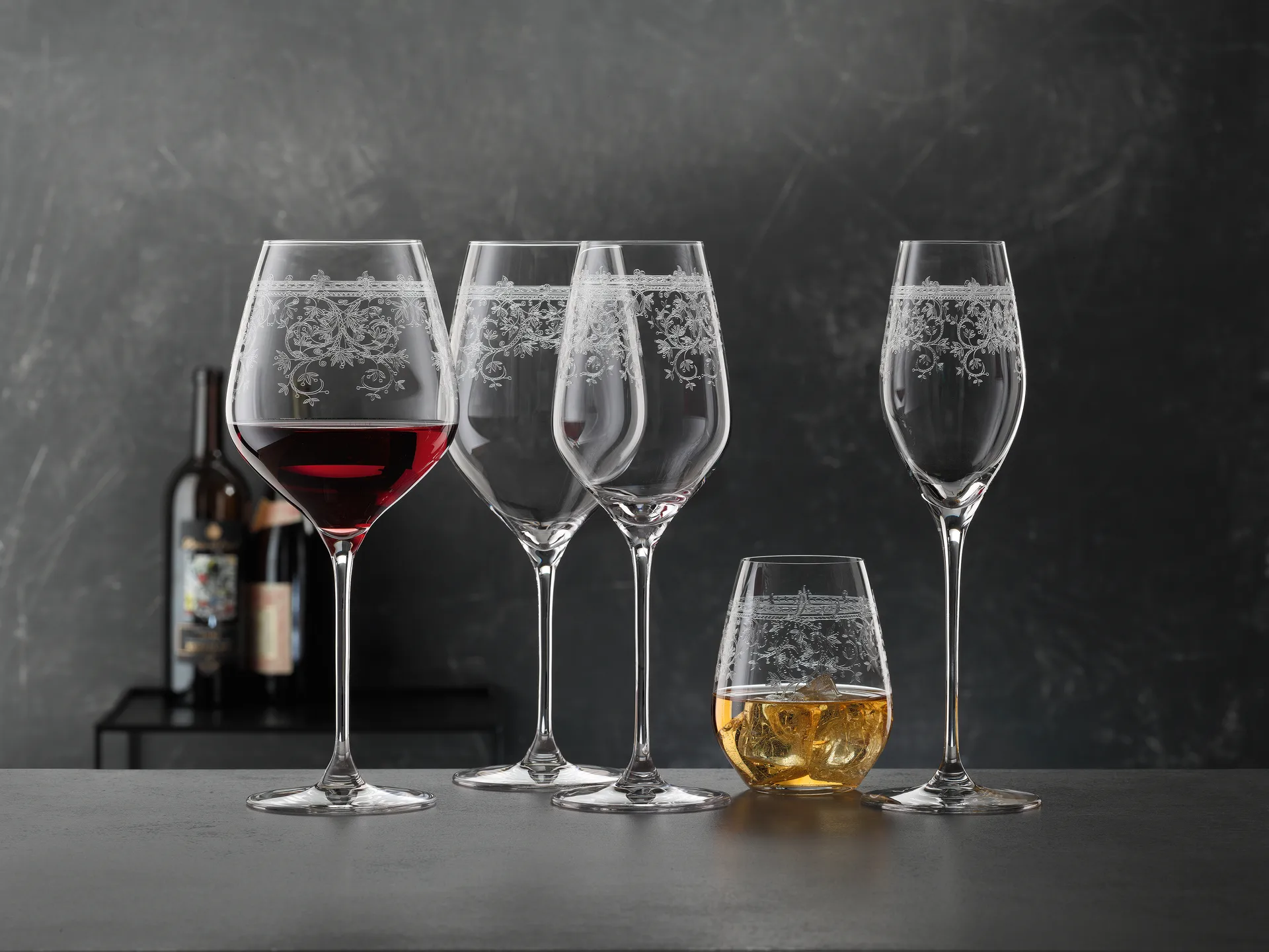 Arabesque 波尔多红葡萄酒杯 810ml 两件装, 透明 Spiegelau