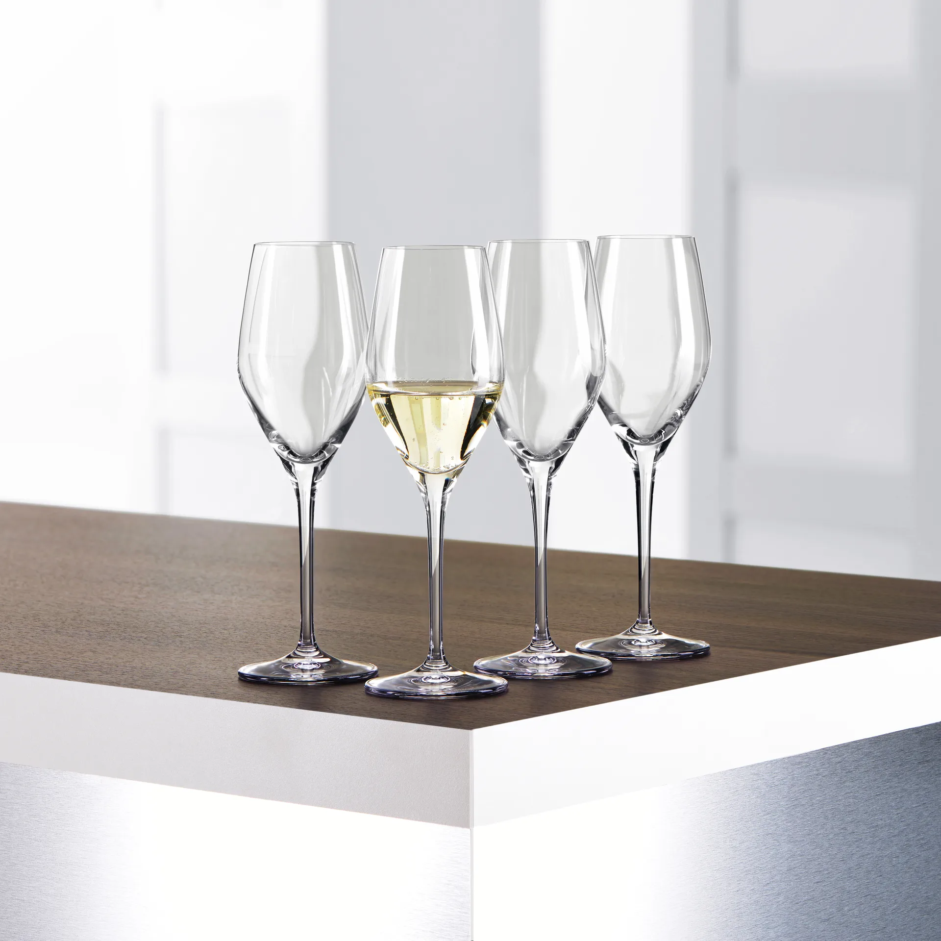 Authentis Champange glass 27cl. 四件套装, clear Spiegelau