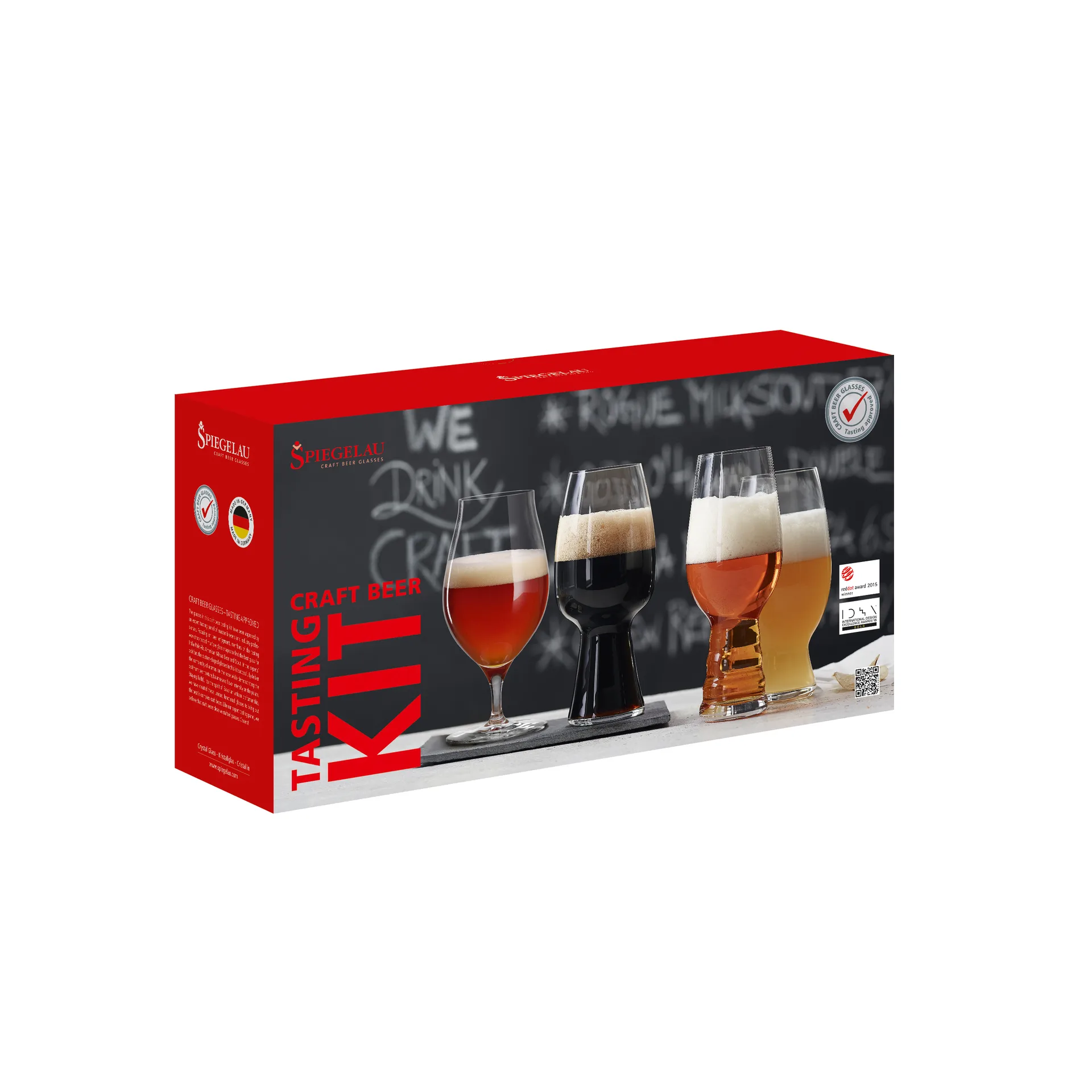 Beer Classics Beer tasting set 四件套装, clear Spiegelau