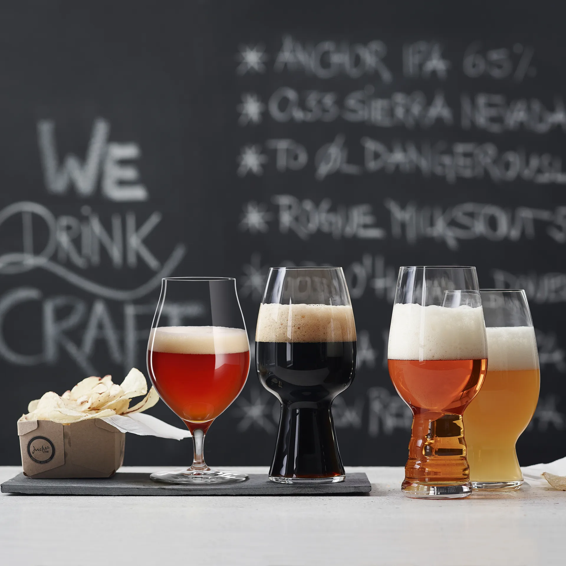 Beer Classics Beer tasting set 四件套装, clear Spiegelau