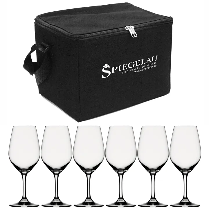 黑色Expert红酒杯袋含6只红酒杯 - 透明款 - Spiegelau