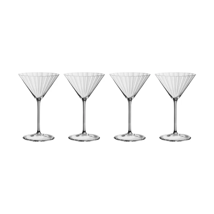 LifeStyle马提尼杯 220ml 4件装 - 透明 - Spiegelau