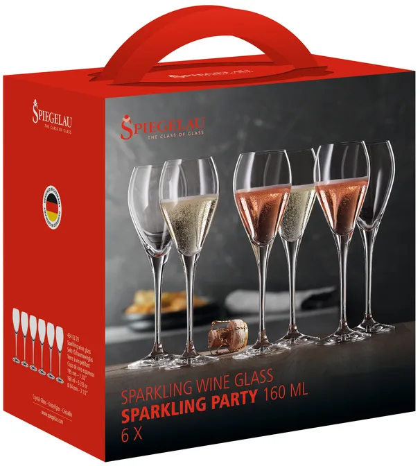 Party 香槟杯160ml, 6件装 Spiegelau