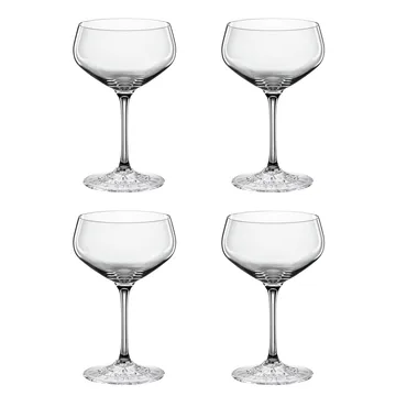 Perfect Serve香槟碗 240ml 4件套 - 透明 - Spiegelau