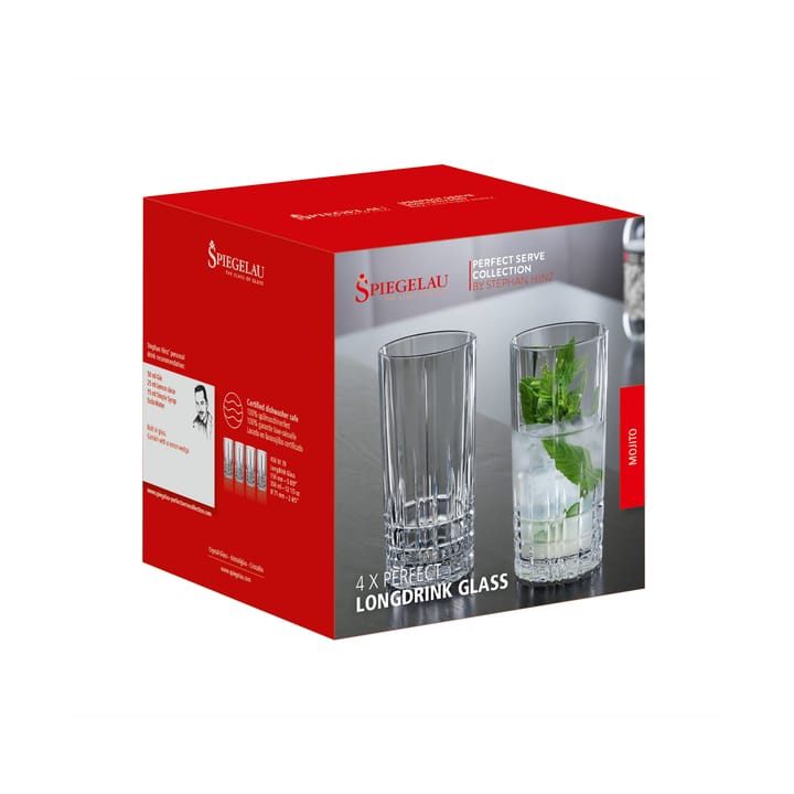 Perfect Serve Long drink glass 35cl . 四件套装, clear Spiegelau