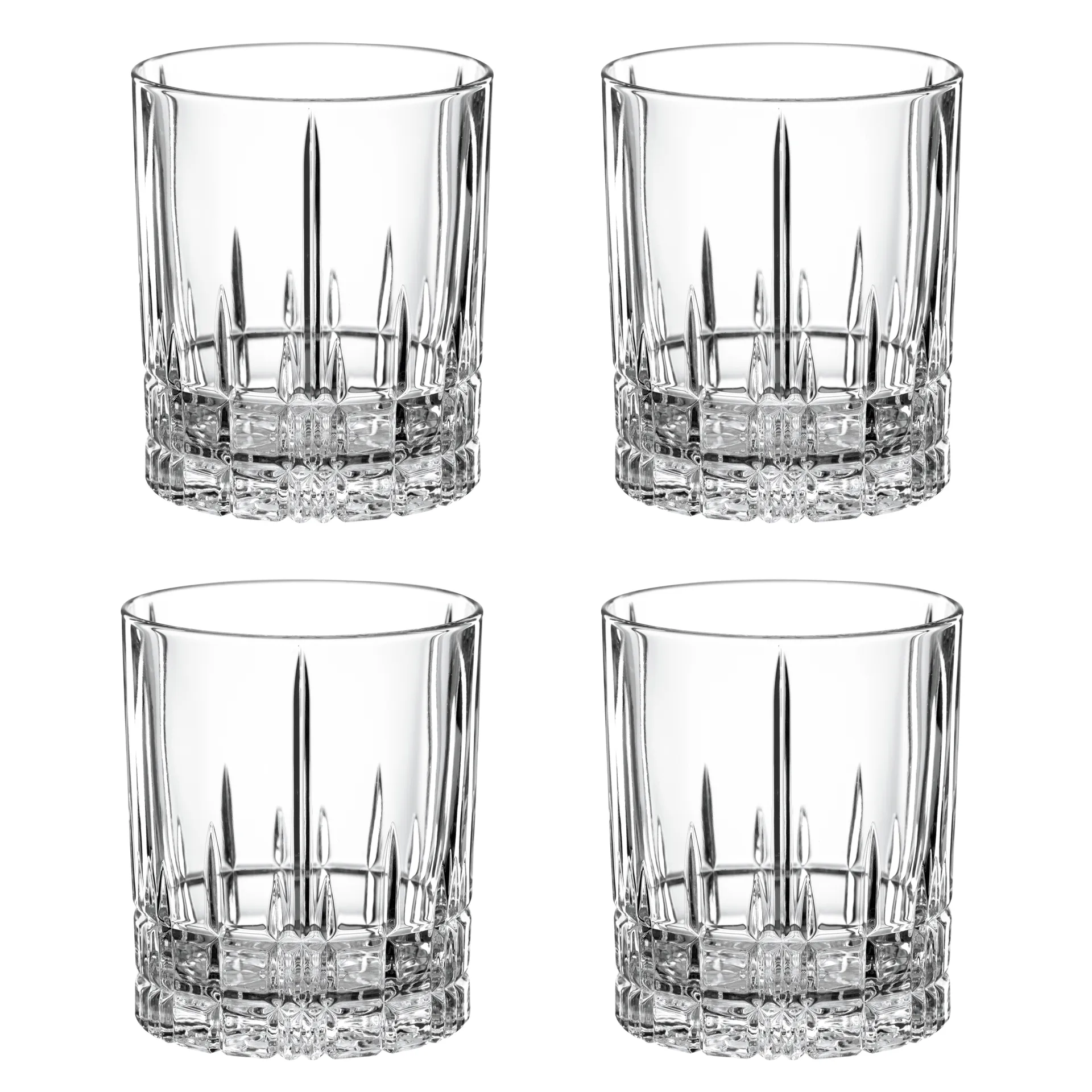 Perfect Serve Whisky glass DOF 37cl . 四件套装, clear Spiegelau