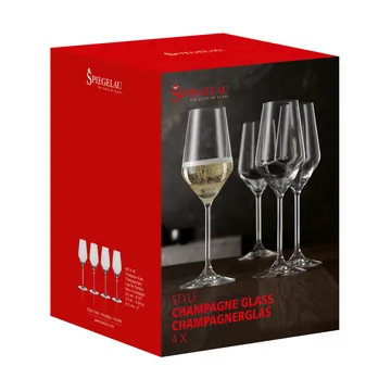 Style香槟杯310ml4只装玻璃杯 - 透明色 - Spiegelau