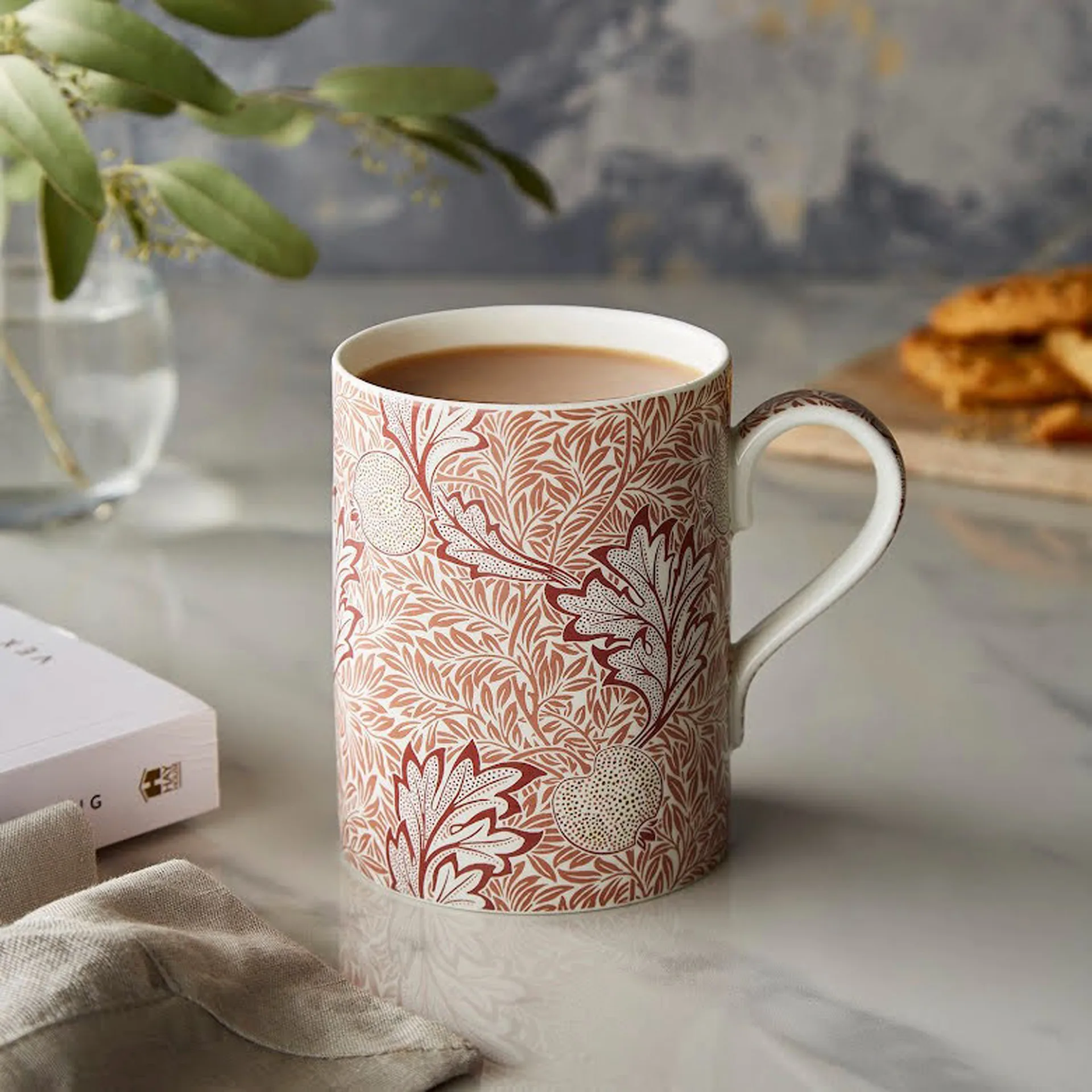 Apple 马克杯 350ml, 茜草红 Spode