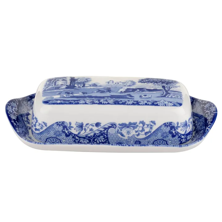 Blue Italian 黄油碟 - 20x10cm_8x4英寸 - Spode