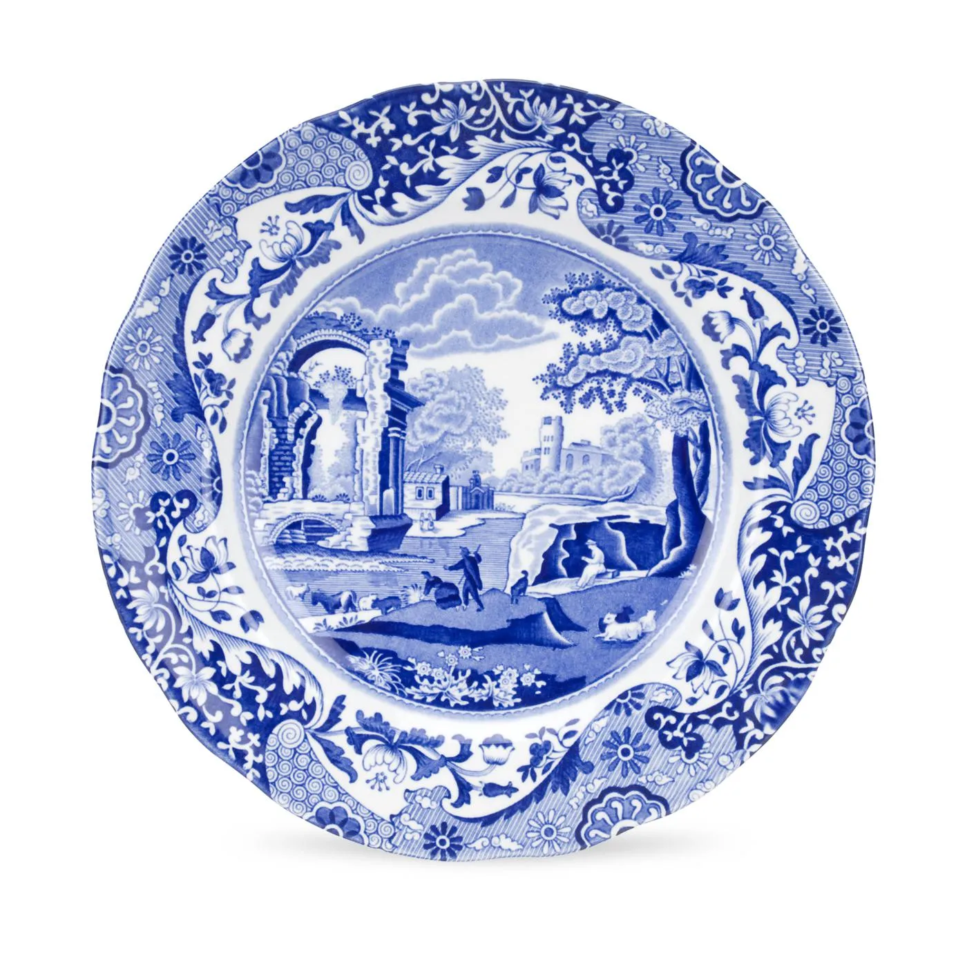 Blue Italian 晚餐盘, 23 cm/ 9 inch Spode