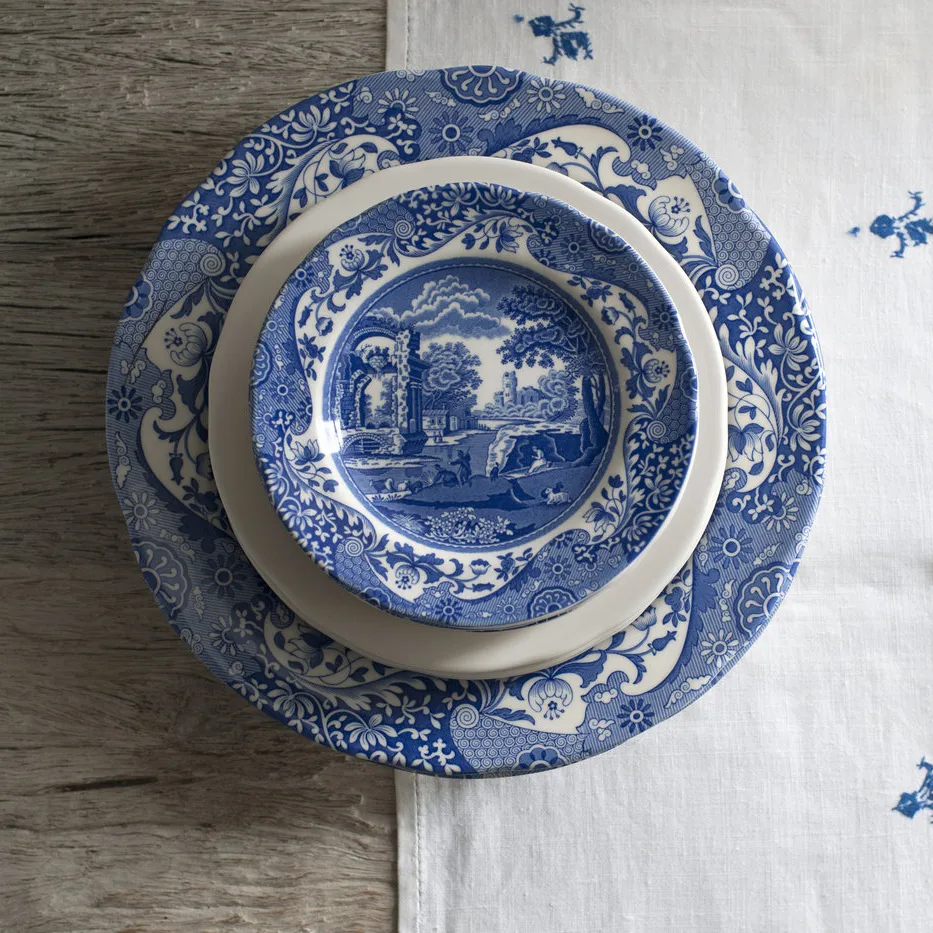 Blue Italian正餐盘, 27cm_10英寸 Spode