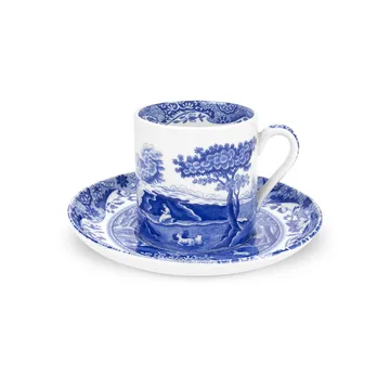 Blue Italian咖啡杯带碟 - 90ml_3盎司 - Spode