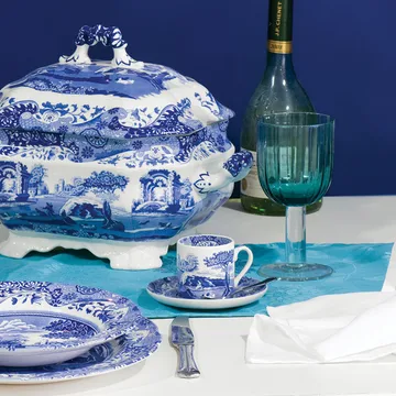 Blue Italian咖啡杯带碟 - 90ml_3盎司 - Spode