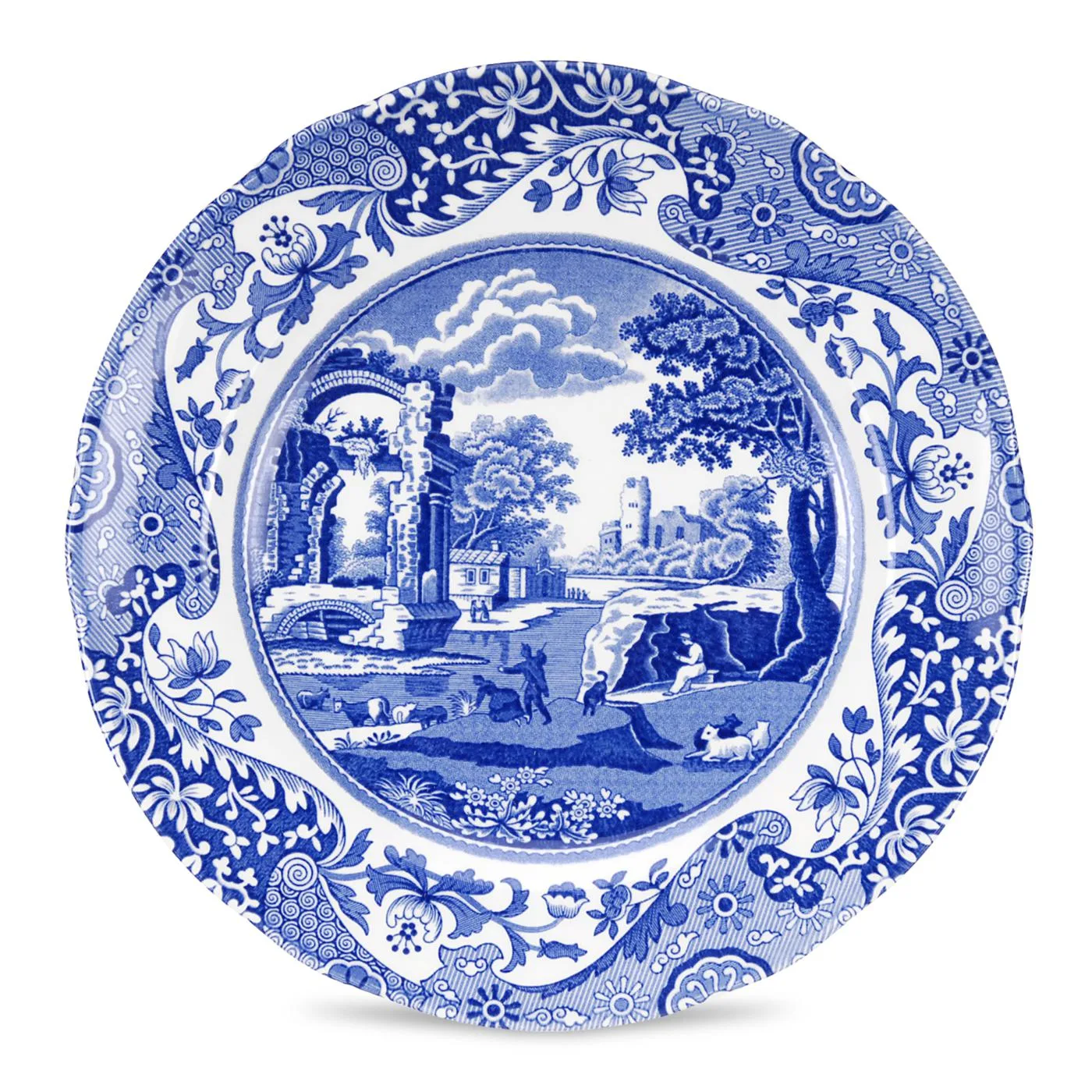 Blue Italian 盘子/tea 盘子, 20 cm/ 8 inch Spode