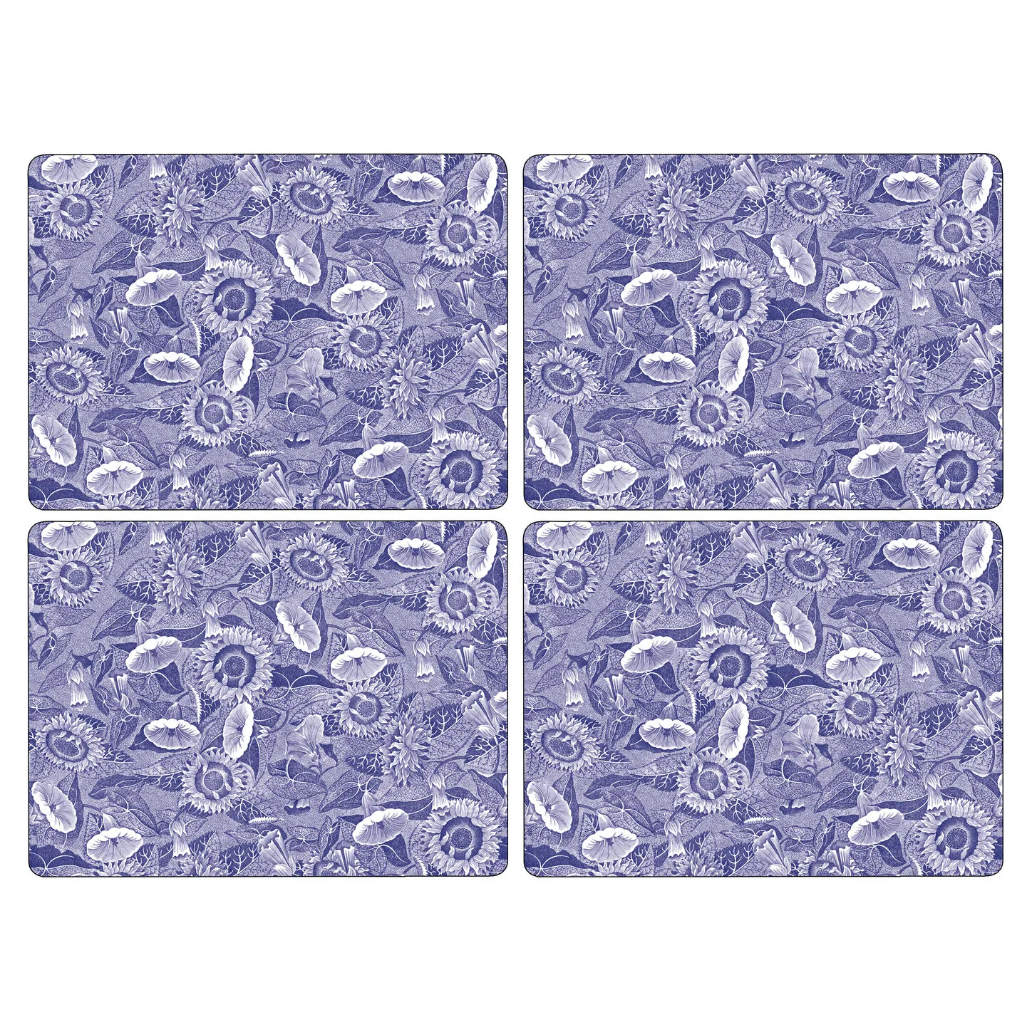 Blue Room Sunflower 餐垫 s 30x40 cm 四件套装, 蓝色-白色 Spode
